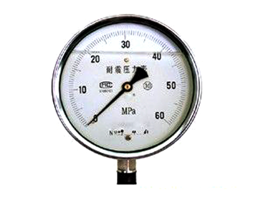 YTFN-100径向耐震型压力表